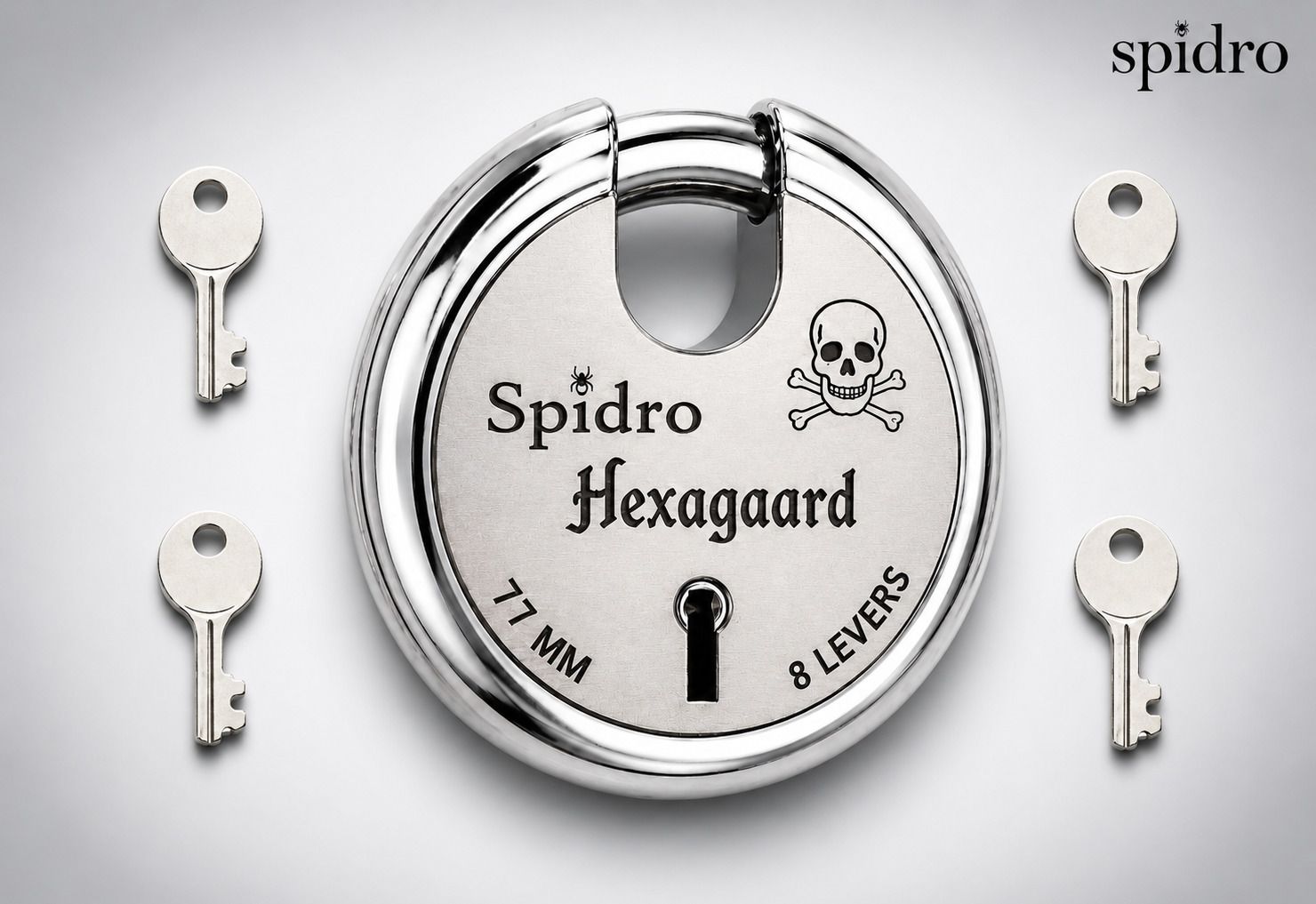 Hexagaurd 77MM 1-Pc Lock-image-3