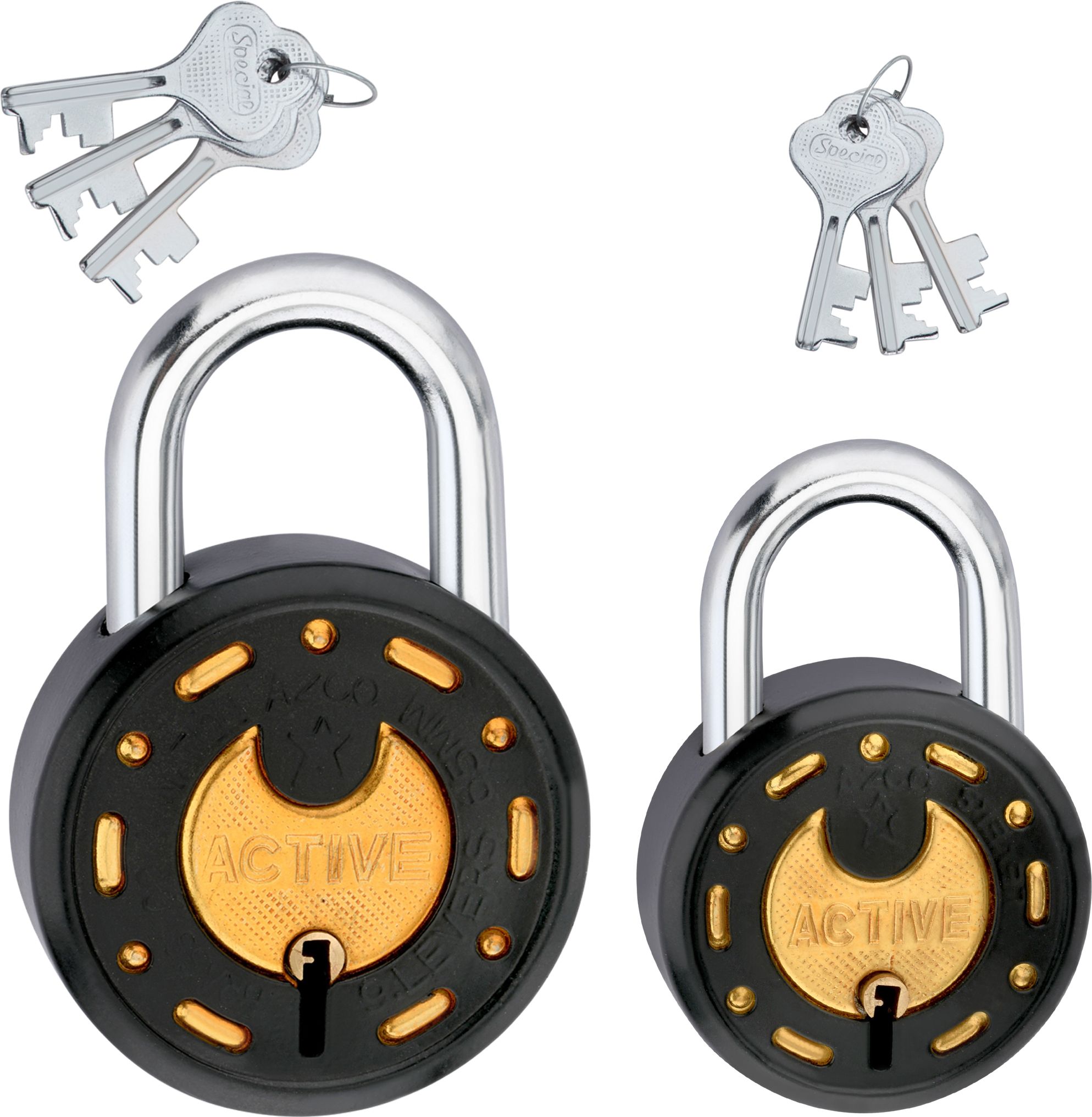 Active 65MM and 52MM Double Lock Padlock-image-26