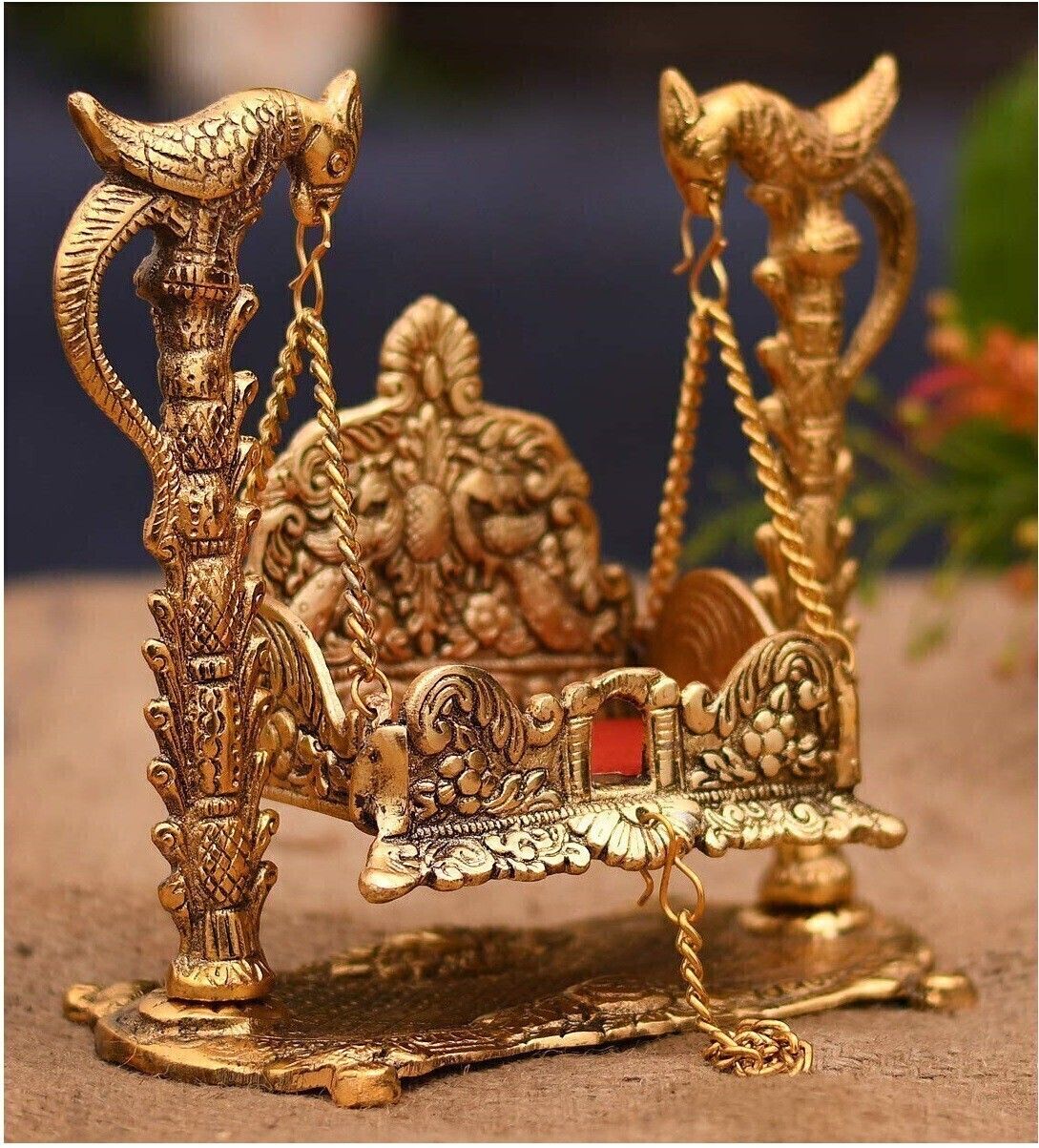 lootnixx Metal laddu gopal brass ( size 0no.To 1no.), Palana Jhula-picture-15