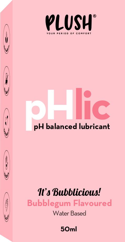 plush pHlic Water Based & pH Balanced Lubricant| Bubblegum Flavoured Lubricant-picture-15