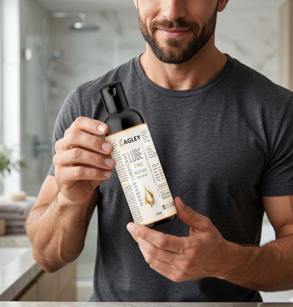 agley Hydrating Massage Oil for Men & Women | Soft Touch & Smooth Feel Formula Lubricant-picture-30