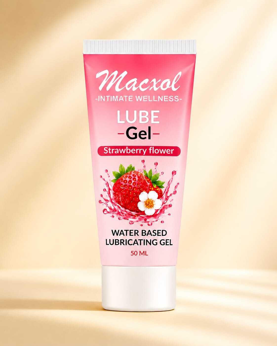 macxol Strawberry Flower Personal Lubricant Gel for Couples Comfort & Care Lubricant-picture-24
