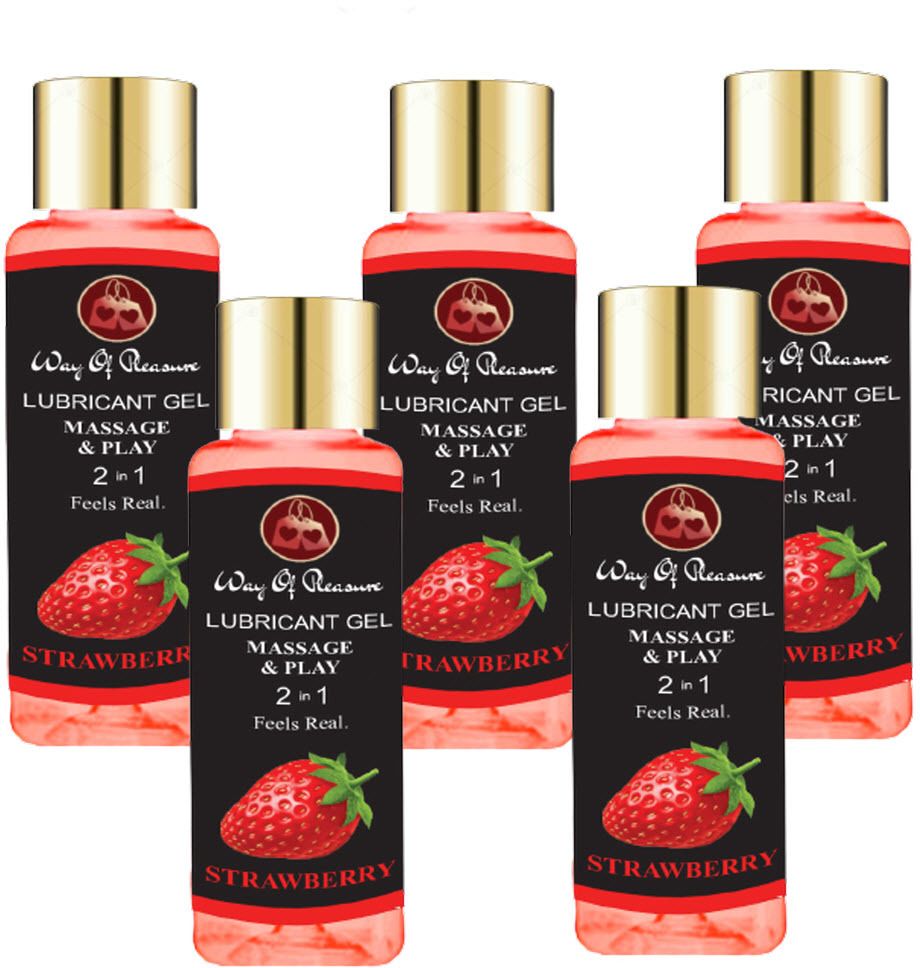 way of pleasure Strawberry Lube Gel Water Based Non-Sticky Lubricant-picture-14
