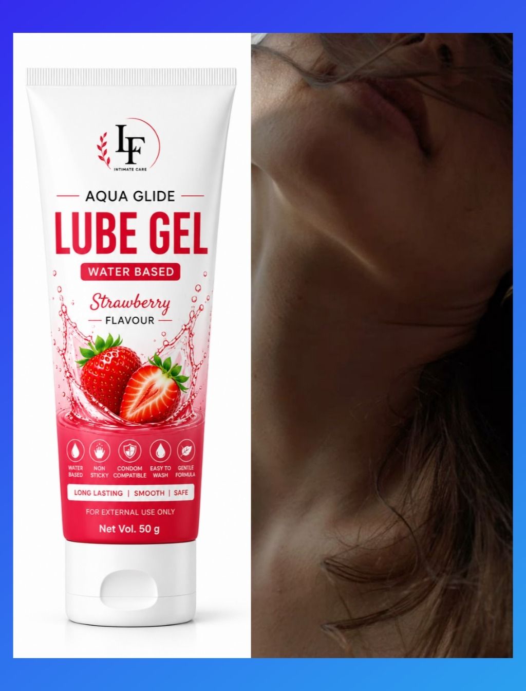 ltf Strawberry Intimate Lubricant Gel Water Based 50 ml Lubricant-picture-23
