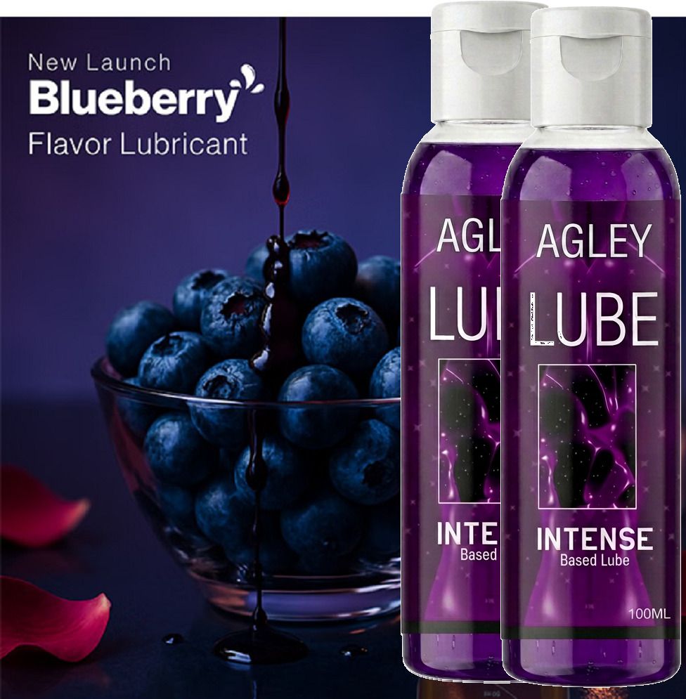 agley Blueberry Flavoured Water Based Personal Lubricant Gel for Smooth Feel Lubricant-picture-12