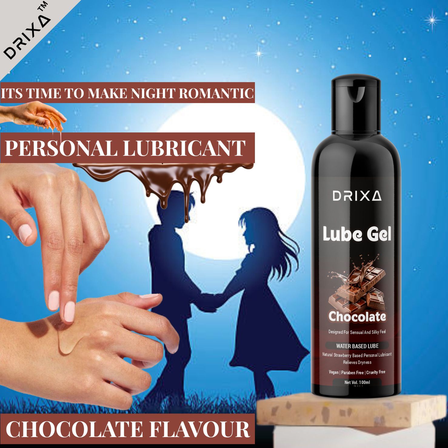 drixa Lube Gel For Extra Long Lasting And Soothness Feel Lubricant-picture-5