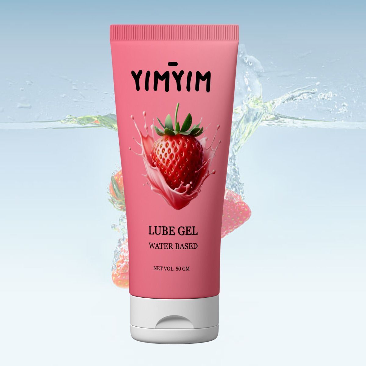 yim yim Water-Based Strawberry Lube Gel for Extra Smooth, Gentle, Skin-Friendly Use Lubricant-picture-13