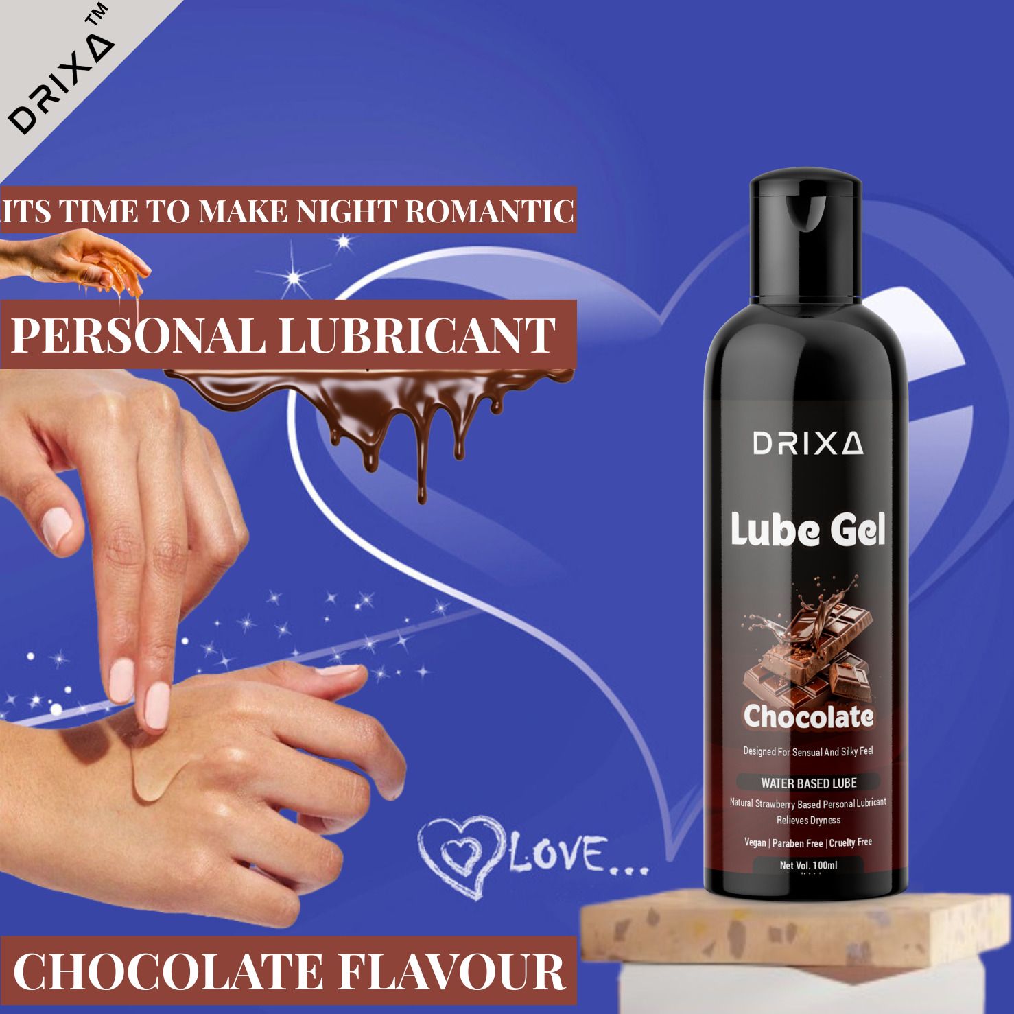 drixa Epic Chocolate Lube Gel Night Stamina Lubricant-picture-14