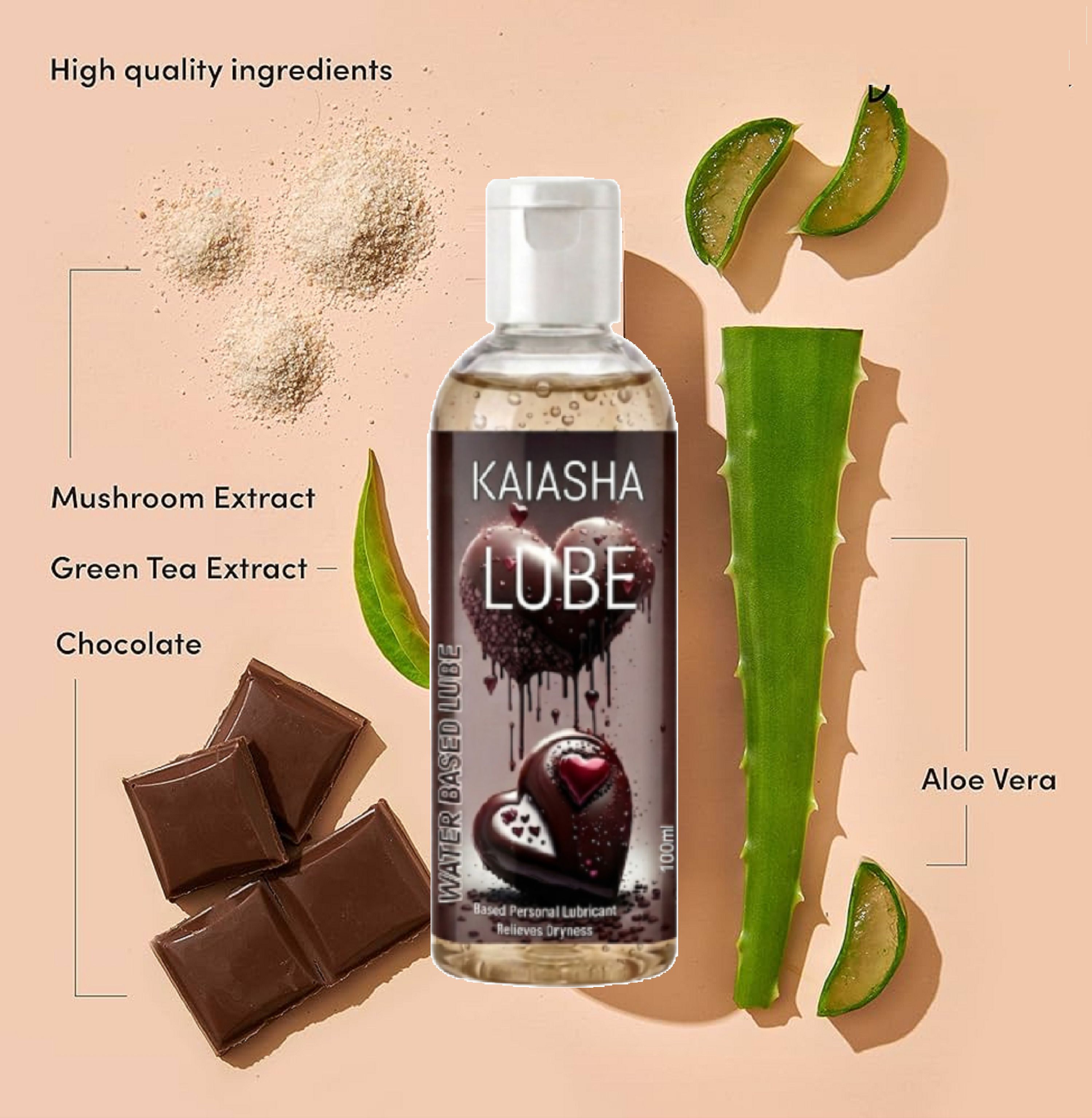 kaiasha Water Based Personal Lubricant for Soft Glide and Easy Clean Formula 100ml Lubricant-picture-40