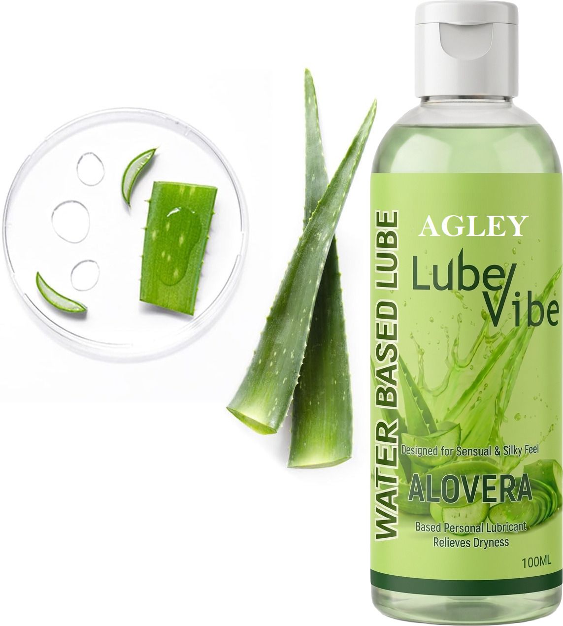Water Based Gel Oil with Aloe Vera Moisture Support Lubricant-image-35