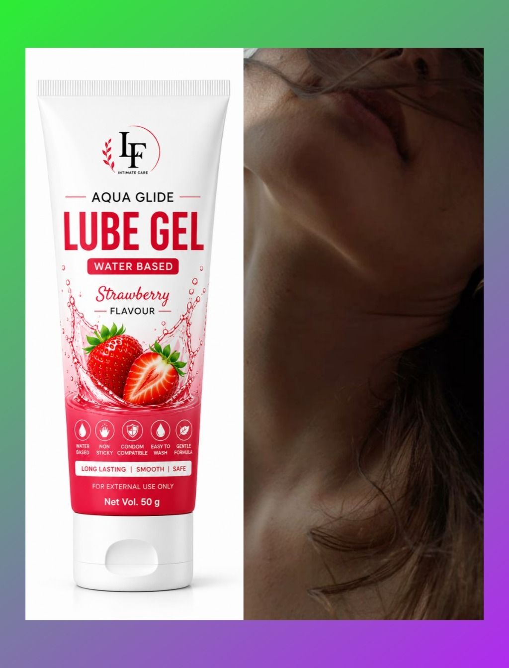 ltf Strawberry Water Based Intimate Gel 50 ml Lubricant-picture-15