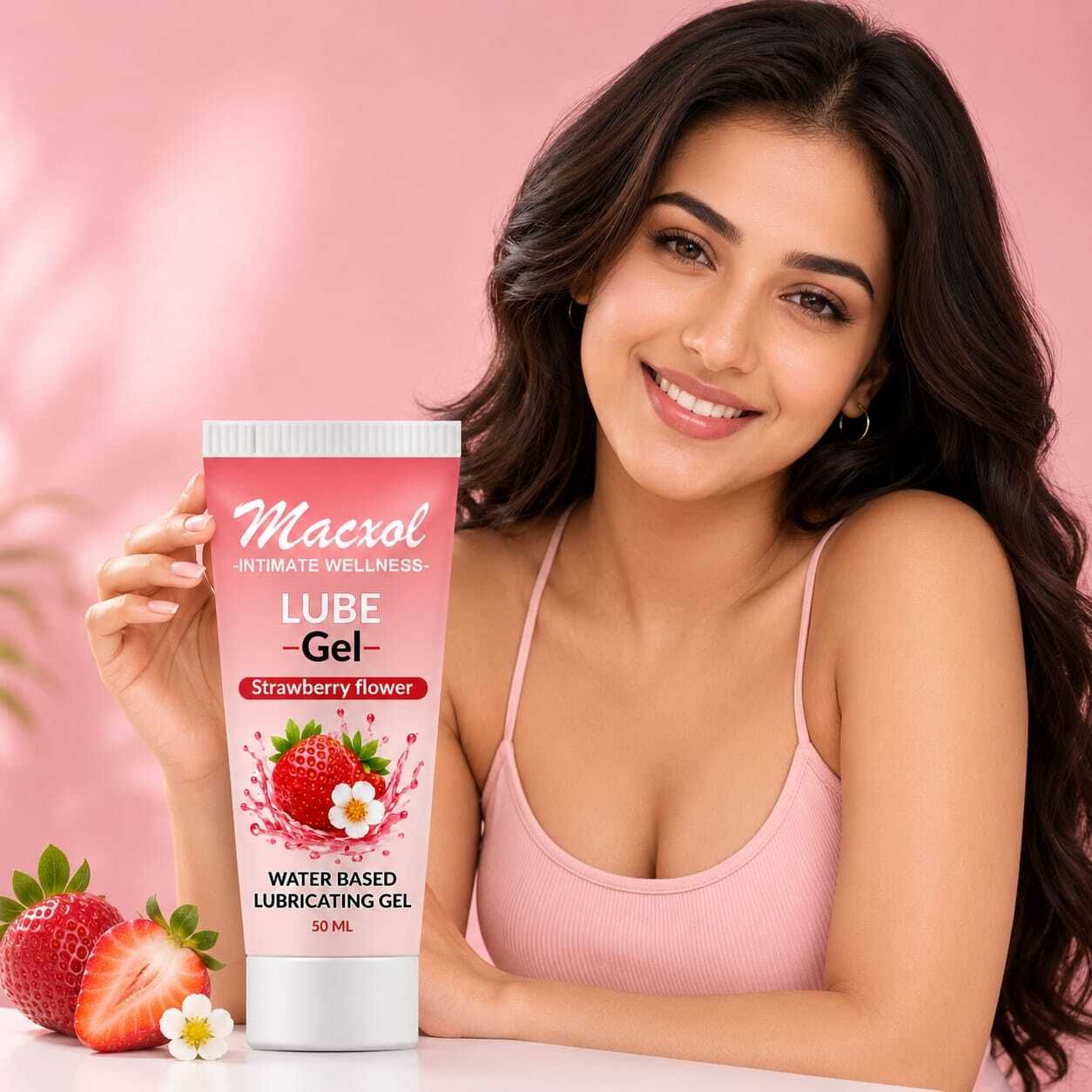 macxol Strawberry Lubricating gel Lubricant-picture-35
