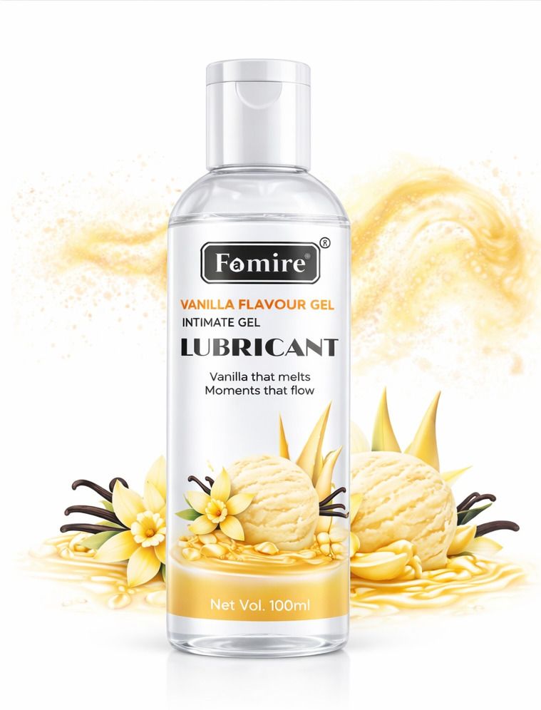 famire Lube - Vanila Flavoured Lubricant | Vanila That Melts Moments That Flow Lubricant-picture-16