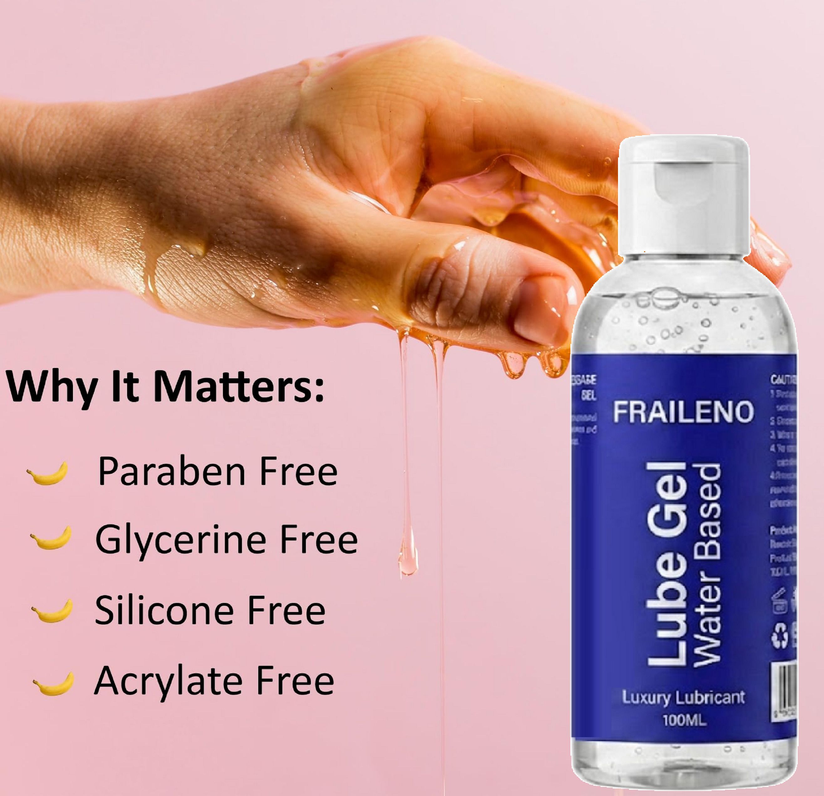 fraileno Lube Gel, Water-Based for Smooth, Safe & Comfortable Use Lubricant Lubricant-picture-31