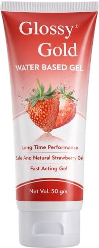 glossygold Silky Touch Strawberry Water Based Lubricant Gel Lubricant-picture-14