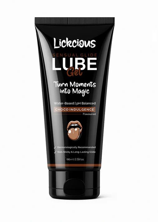 lickcious Choco induglence Water-Based Flavoured Glide Lube Gel - Non-Sticky & pH Balanced Lubricant-picture-27