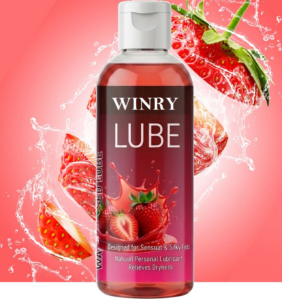winry Water-Based Strawberry Lubricant for Sensitive Skin & Easy Cleanup Lubricant-picture-33