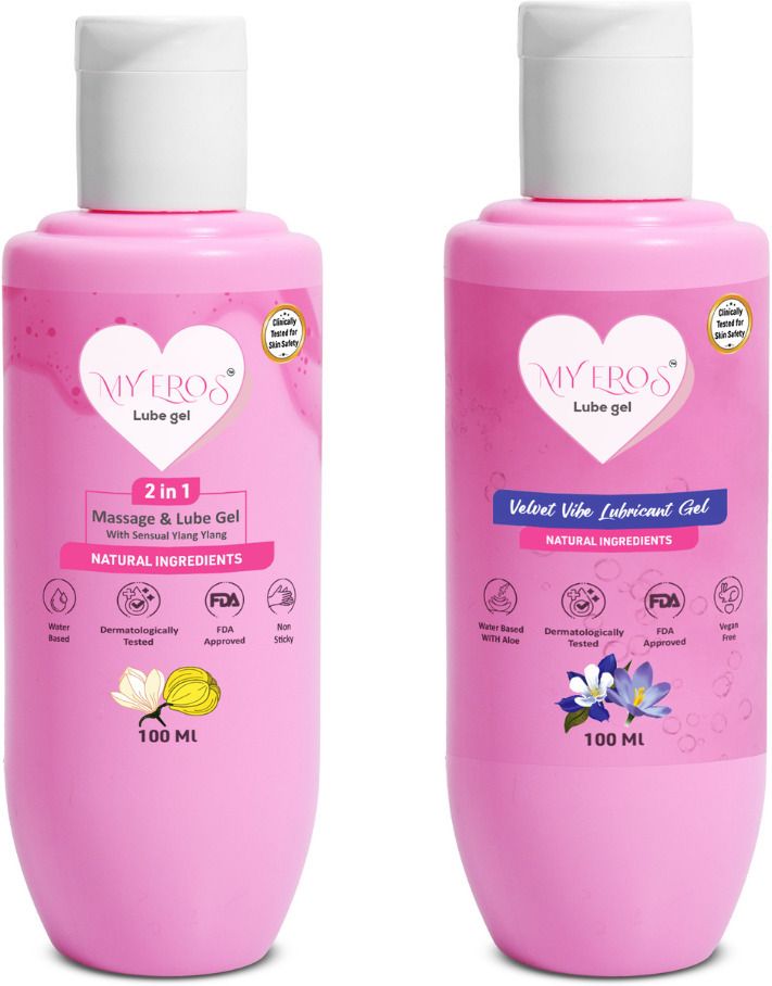 my eros Velvet Vibe Lubricant and 2in1 Massage & Lube Gel | For Men & Women Lubricant-picture-10