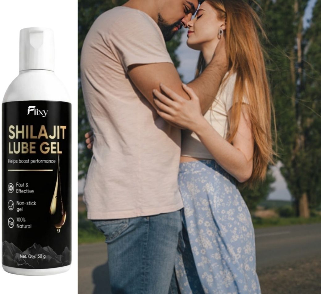 flixy Shilajit Intimate Lube Gel – Fast Absorbing & Non-Sticky Formula Lubricant-picture-16