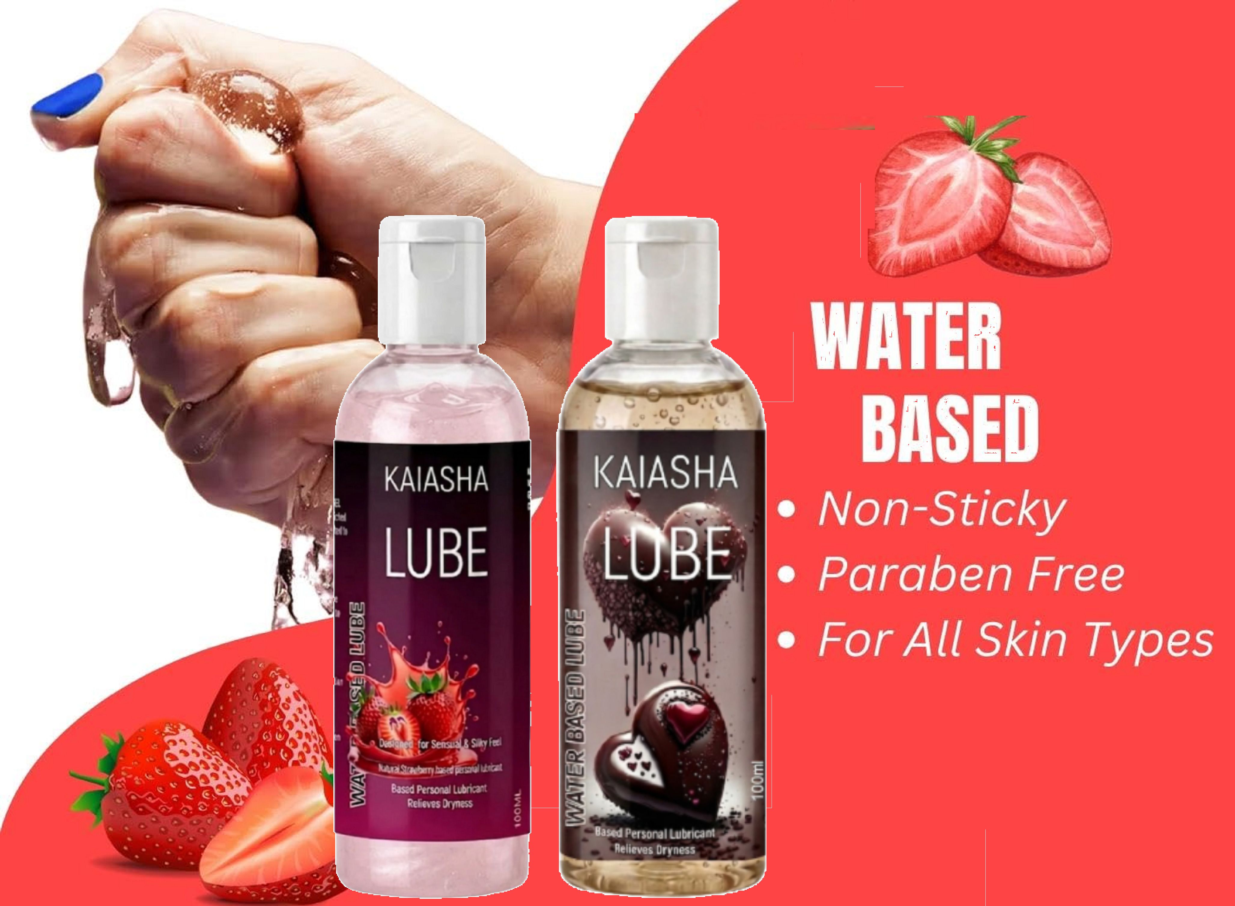 kaiasha Intimate Moisturizing Lube Gel for Relaxing and Comfortable Moments 100ml Lubricant-picture-41
