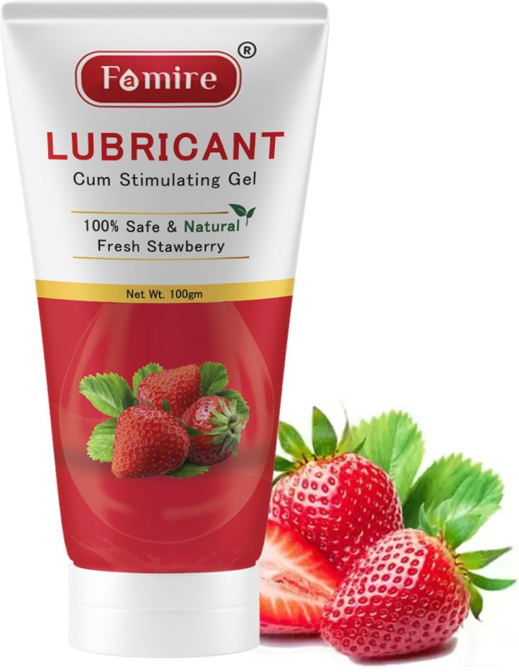 famire Strawberry Lubricant Gel I Water Based IInstant Arousal with Soothing Effects Lubricant-picture-12