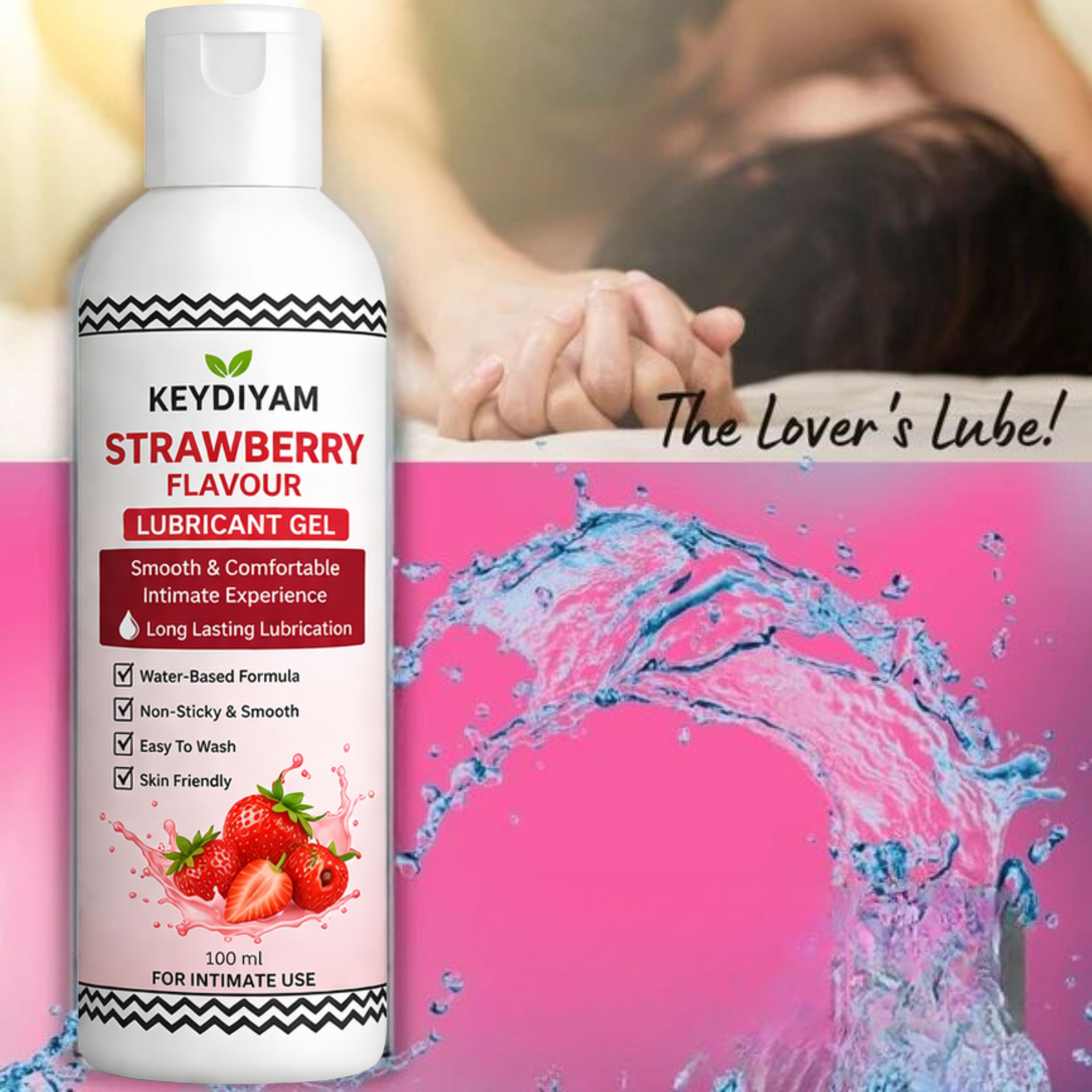 keydiyam Strawberry Intimate Care Gel Lubricant-picture-42