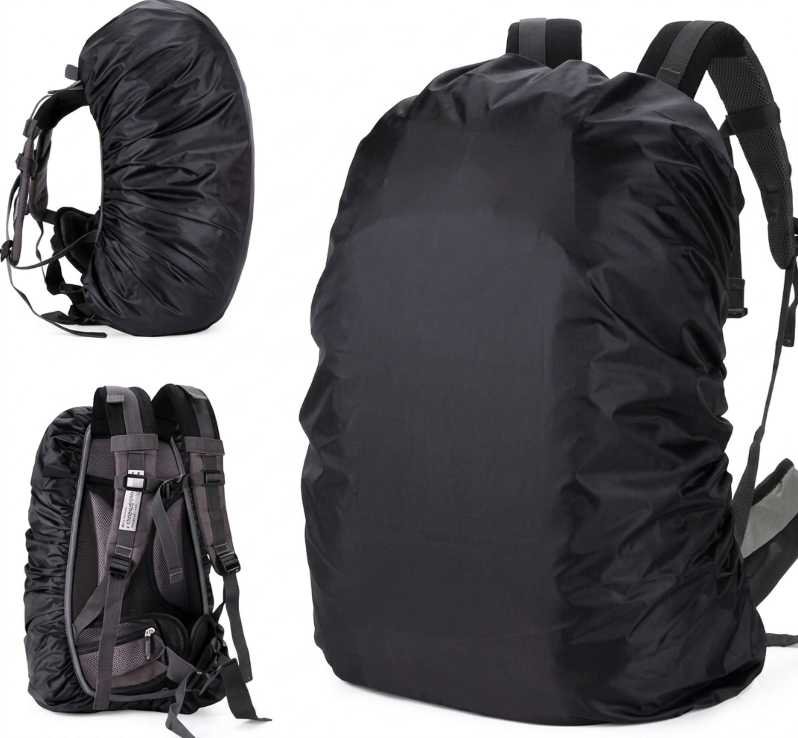 Lynacz Waterproof Backpack Rain Cover with Elastic Closure for Hiking Travel Waterproof School Bag Cover, Trekking Bag Cover-image-27
