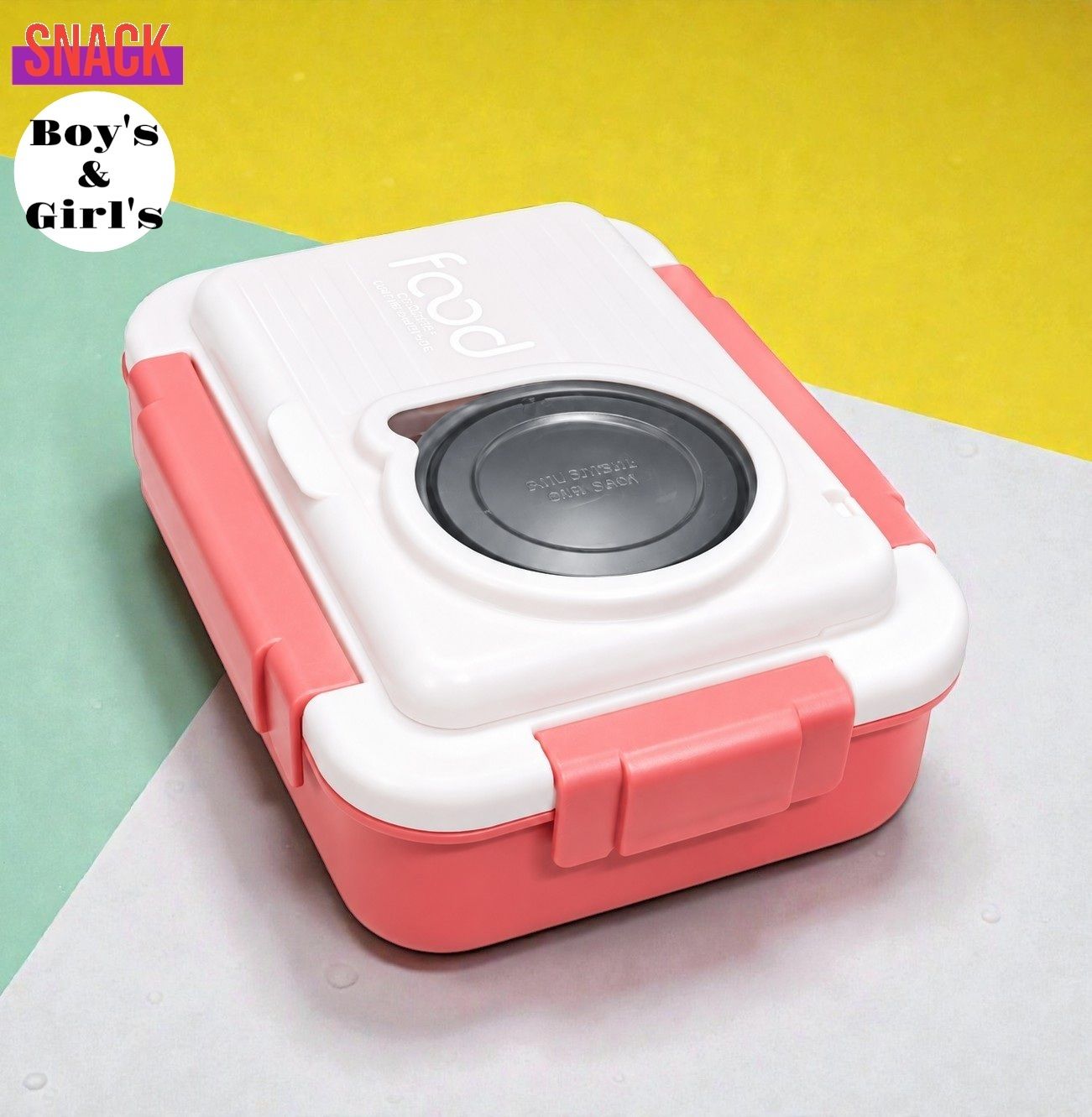 3baan A475 50 Compartment Stainless Steel Lunch Box Leakproof Food Storage Container 3 Containers Stainless Steel School Lunch Box-picture-4