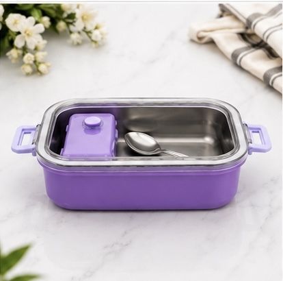 divshakti Steel Lunch Box 6 1 Containers Stainless Steel Office Lunch Box-picture-28