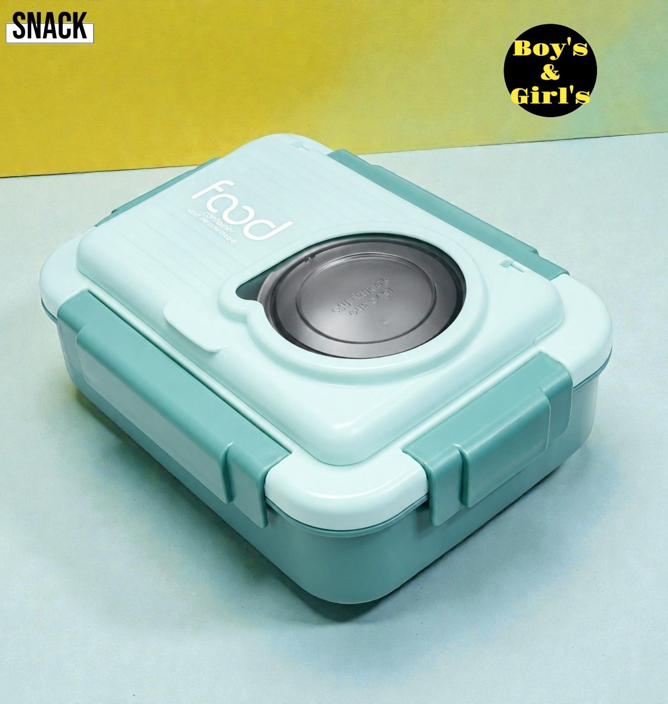 3baan A62 Leakproof Stainless Steel Lunch Box with Compartments for Kids & Adults 3 Containers Stainless Steel School Lunch Box-picture-45