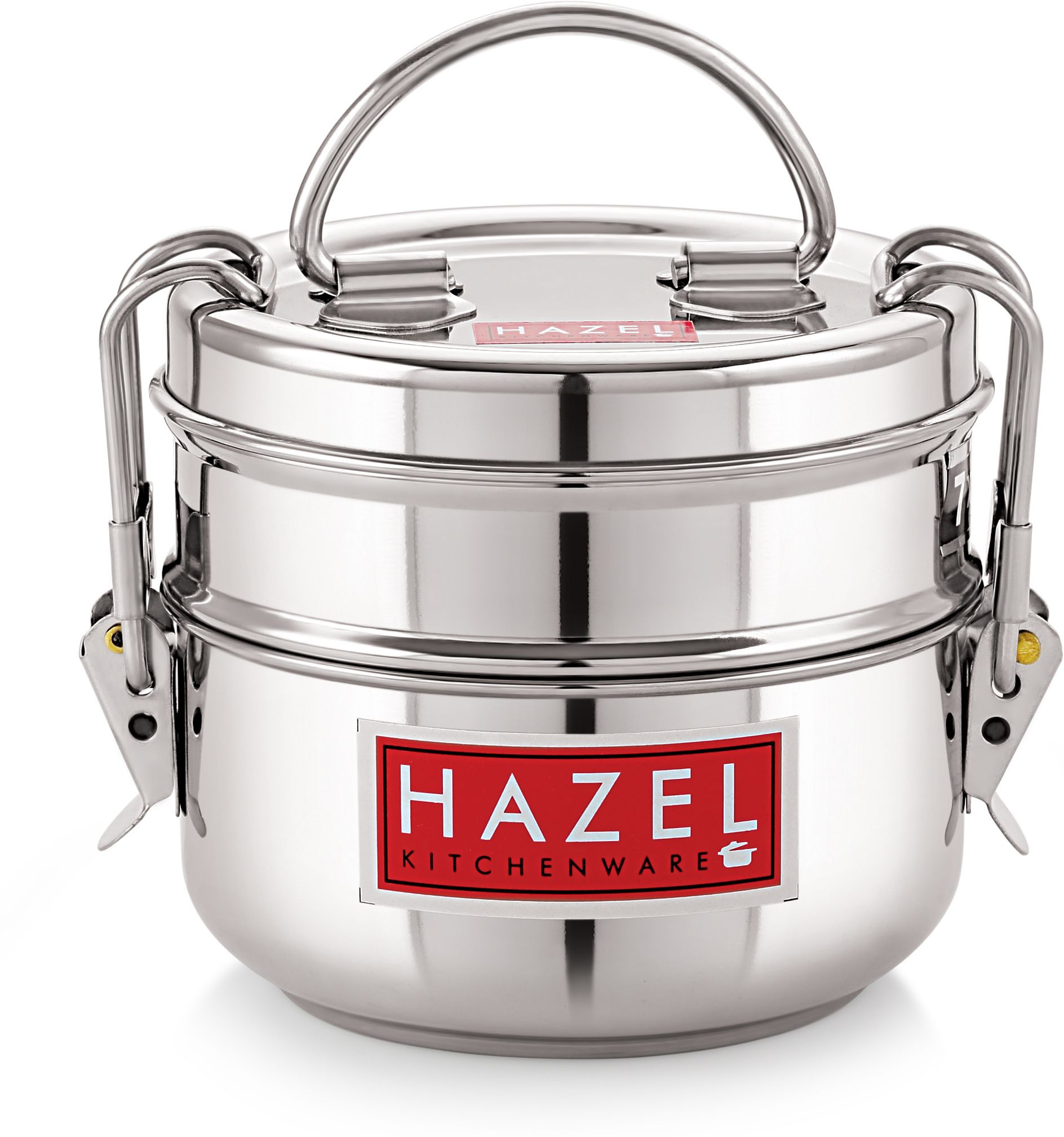 hazel Stainless Steel Container 2 Containers Lunch Box-picture-2