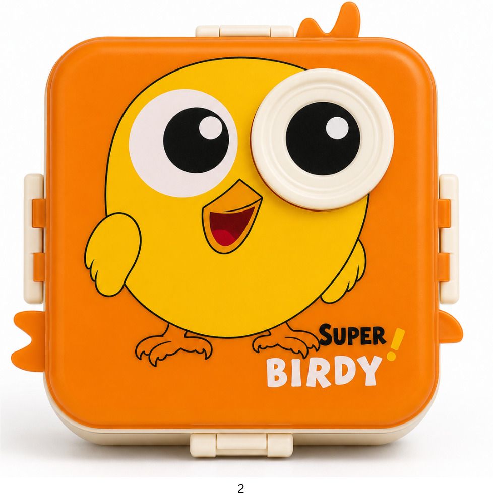 laxelle Smart Bird School Lunch Companion 1 Containers Plastic Office Lunch Box-picture-25