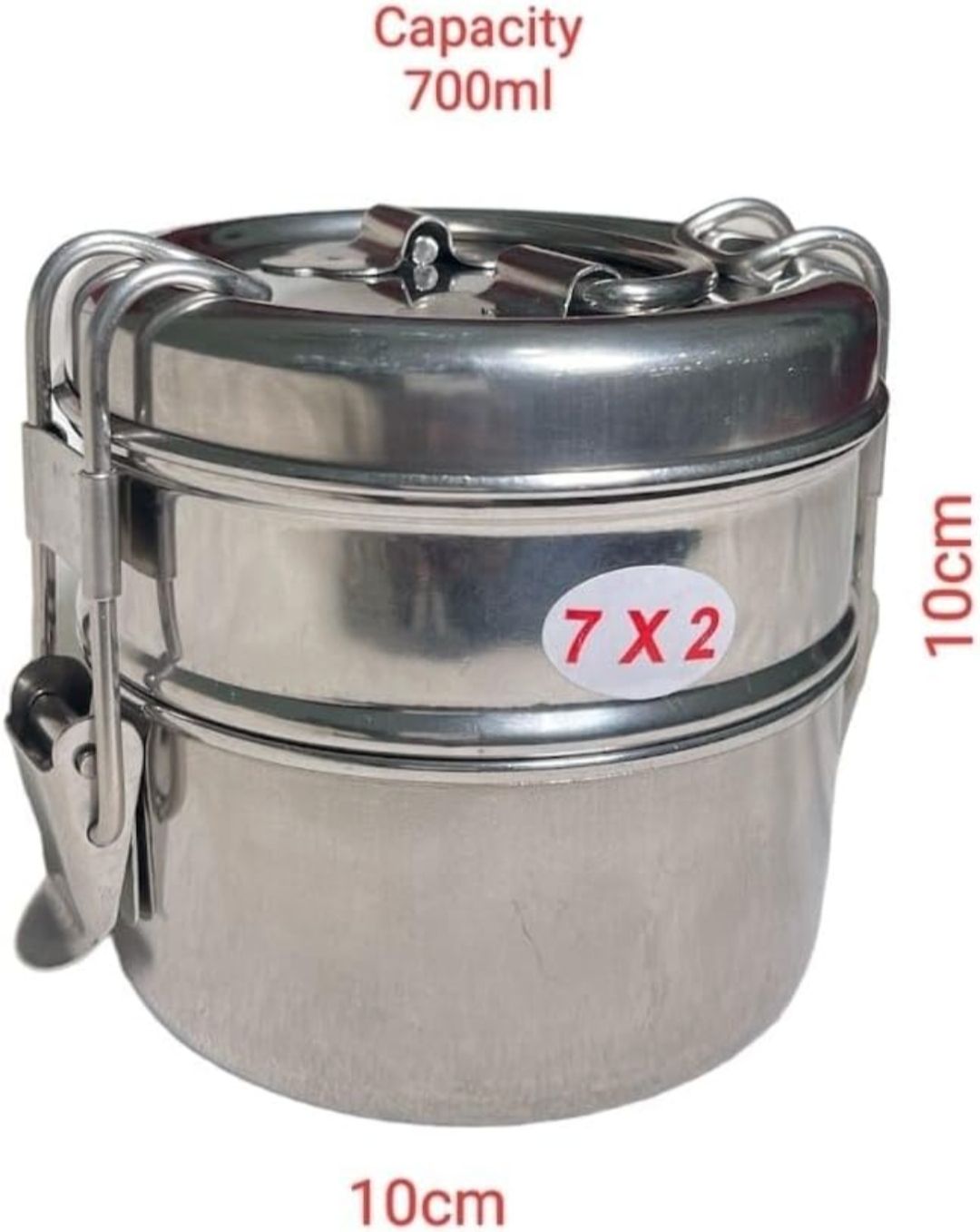 Stainless steel Tiffin box 1 Containers Stainless Steel Office Lunch Box-image-46