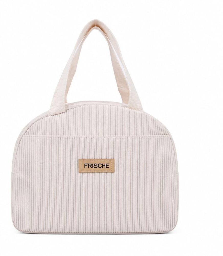 elephantboat Insulated Lunch Bag for Women Large Leakproof Tiffin Bag for Work Travel 1 Containers Aluminium Office Lunch Box-picture-4