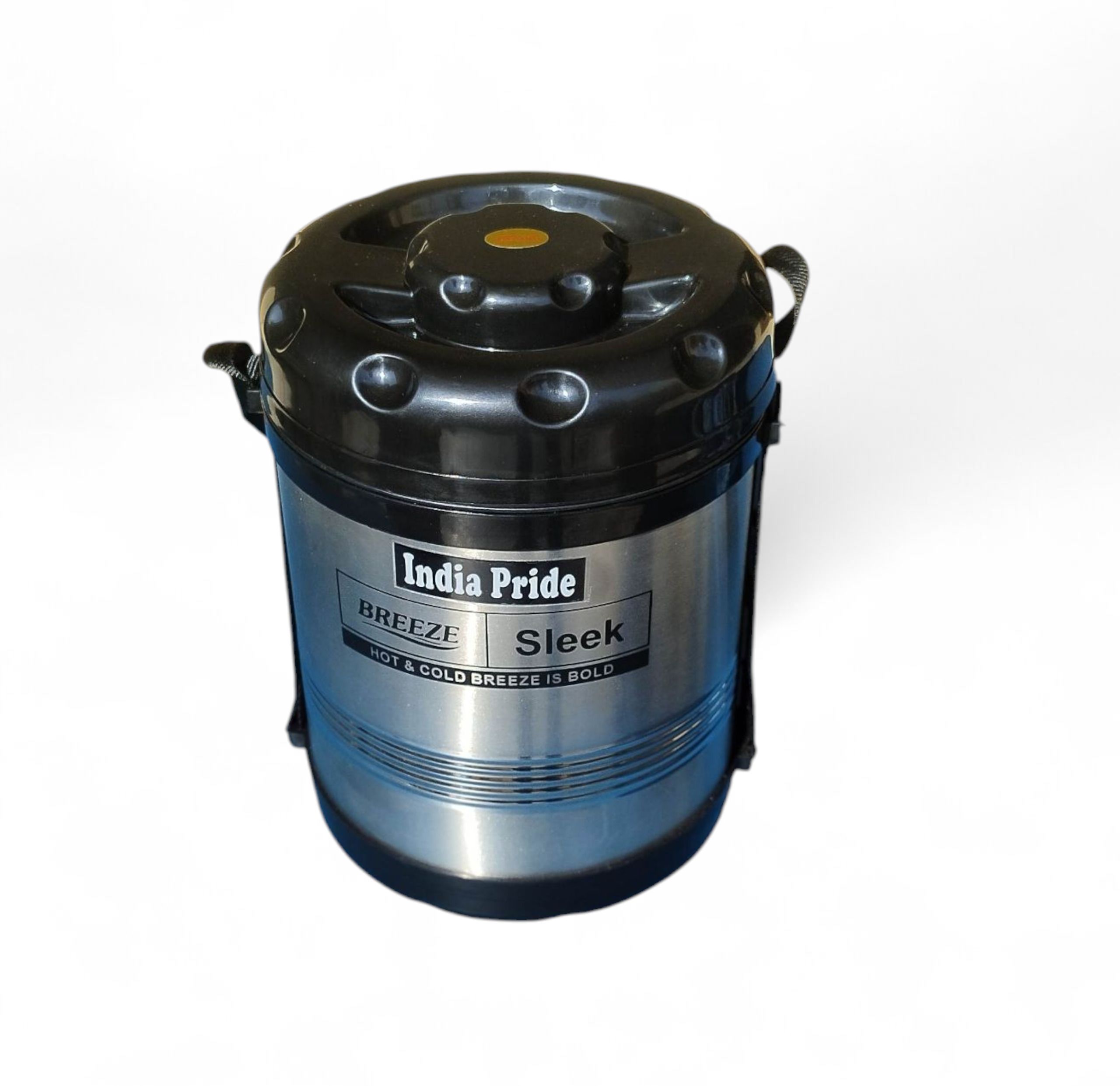 Steel Sleek 3 Hot Tiffin, 3 Containers- 350 ml each box 3 Containers Lunch Box-image-9