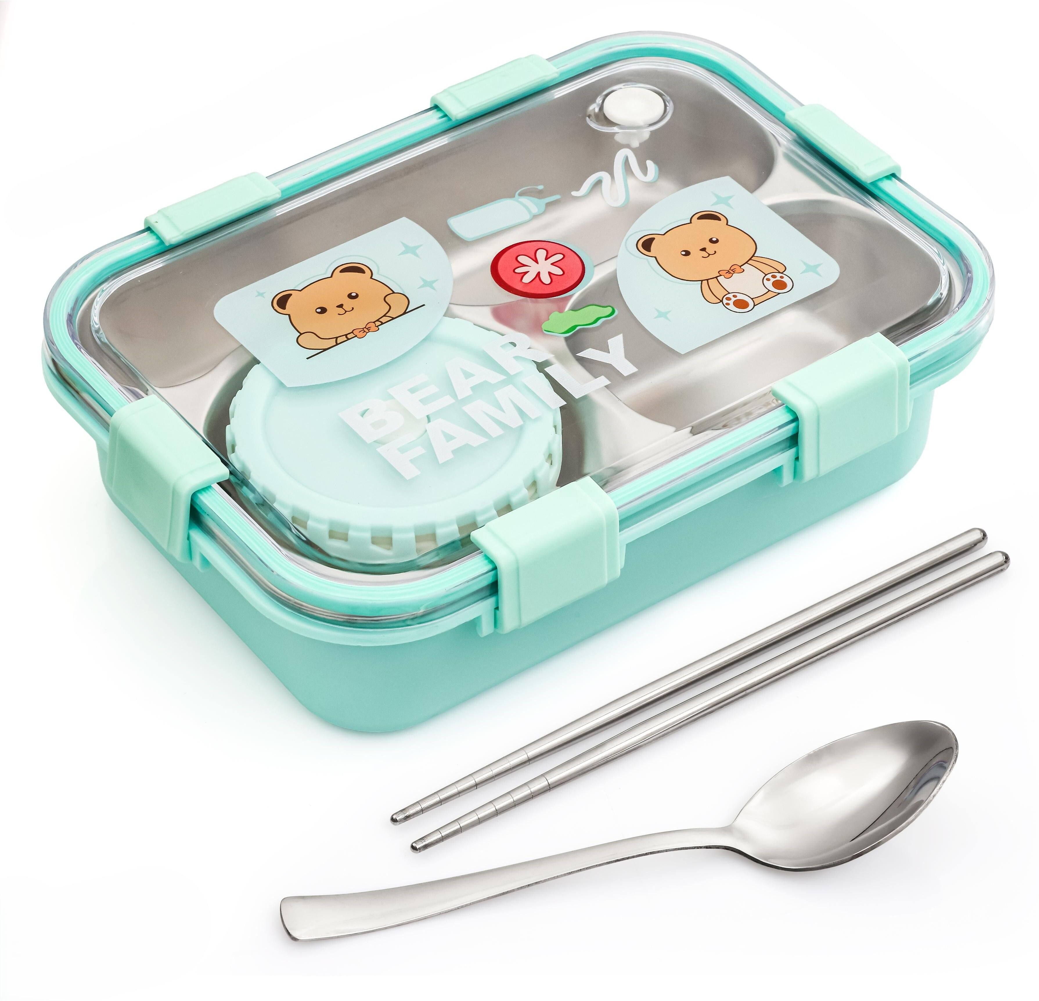 Bear Family Kawaii Lunch Box 3 Containers Lunch Box