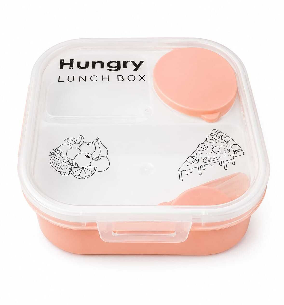YC008 2 Containers Plastic School Lunch Box-image-34