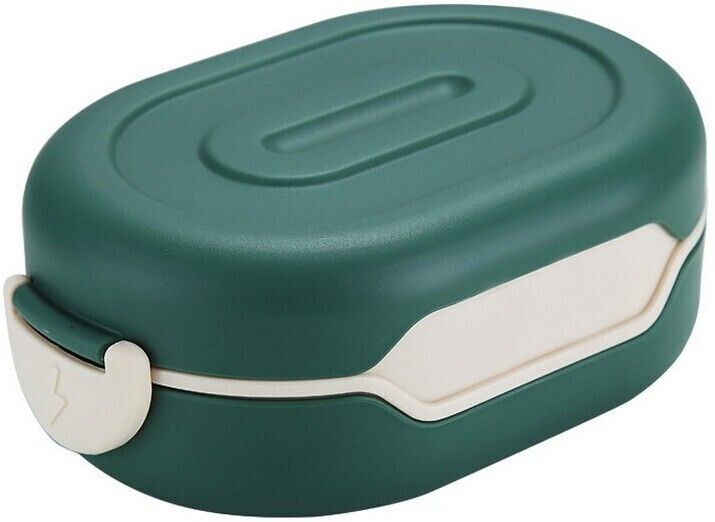 masox store Bottle_w26 2 Containers Plastic Office Lunch Box-picture-3