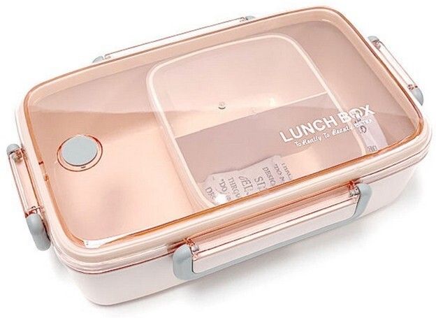 rbgiit Kids Lunch Box with Fresh-Keep Tight Lid and Extra Holder for Daily Tiffins 1 Containers Plastic College Lunch Box-picture-13