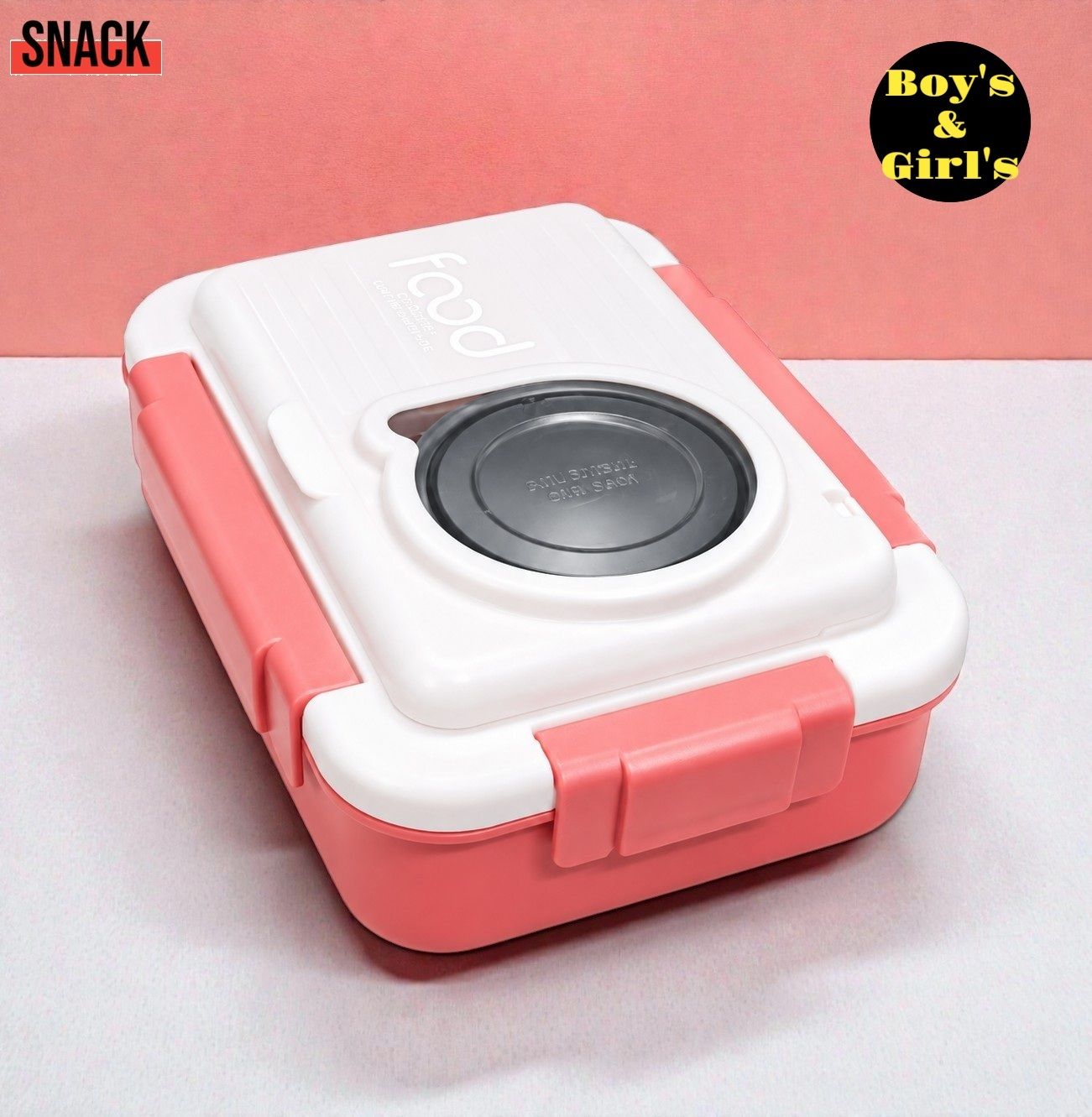 3baan A482 Leakproof Stainless Steel Lunch Box with Compartments for Kids & Adults 3 Containers Stainless Steel School Lunch Box-picture-5