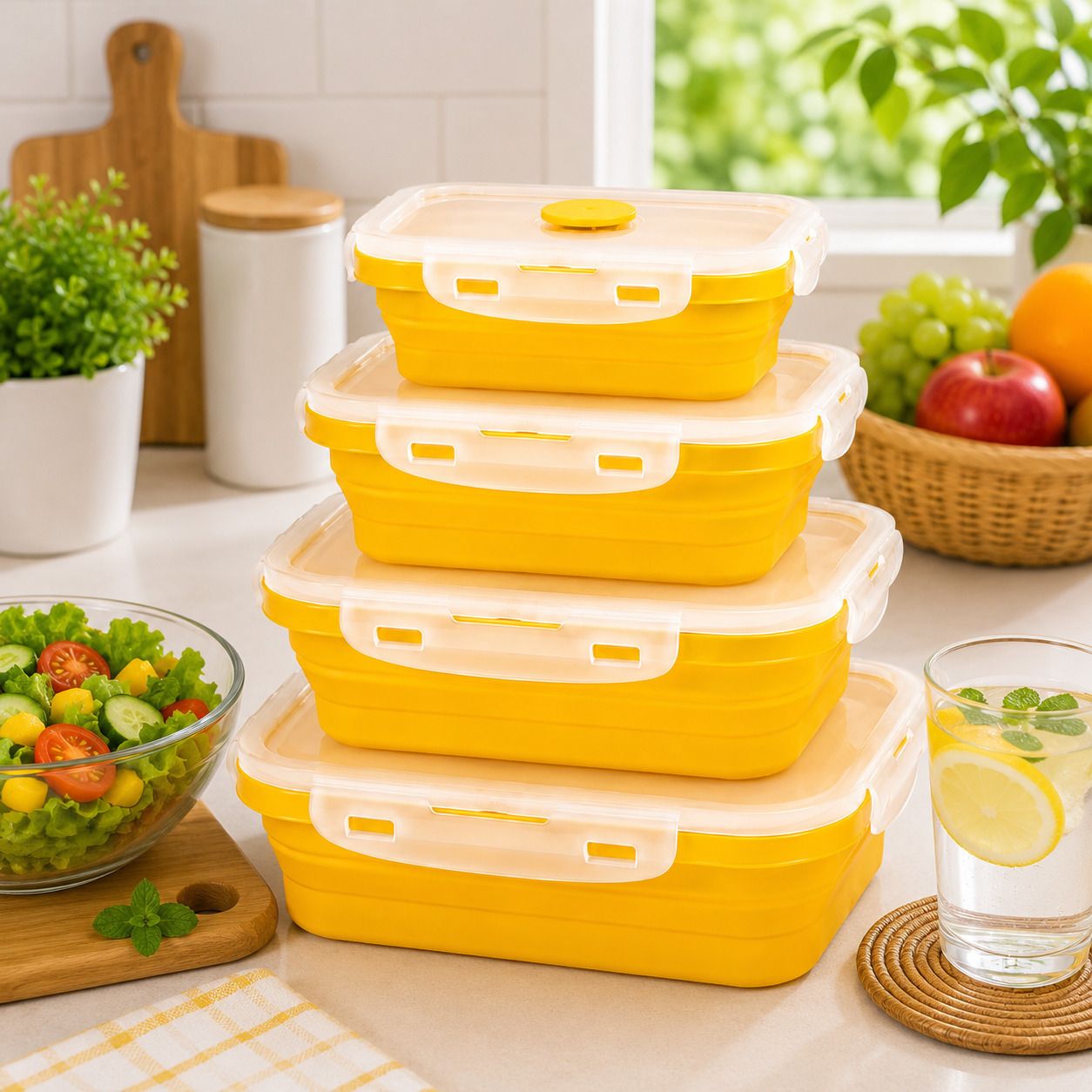Silicone Grocery Container - 3200 ml-image-44