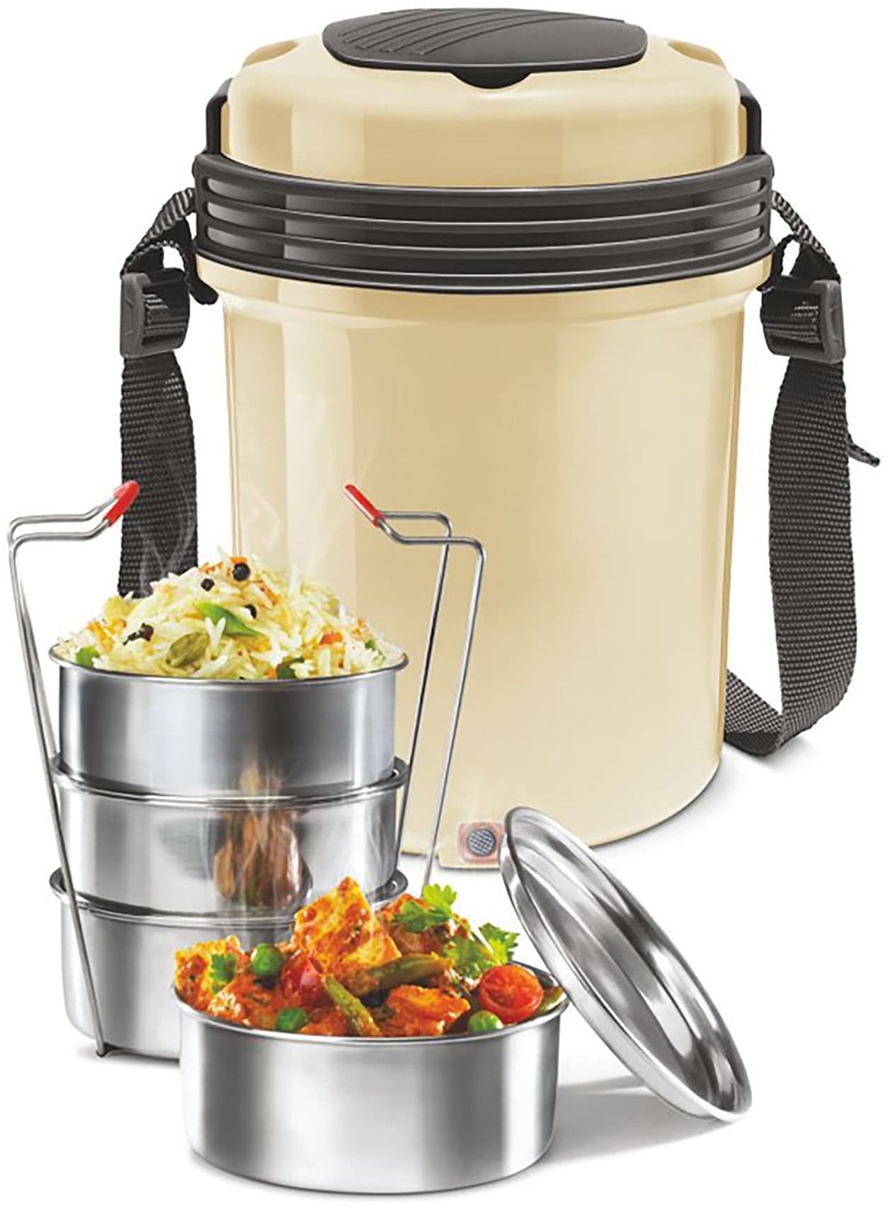 Electron-White 4 Containers Lunch Box-image-2