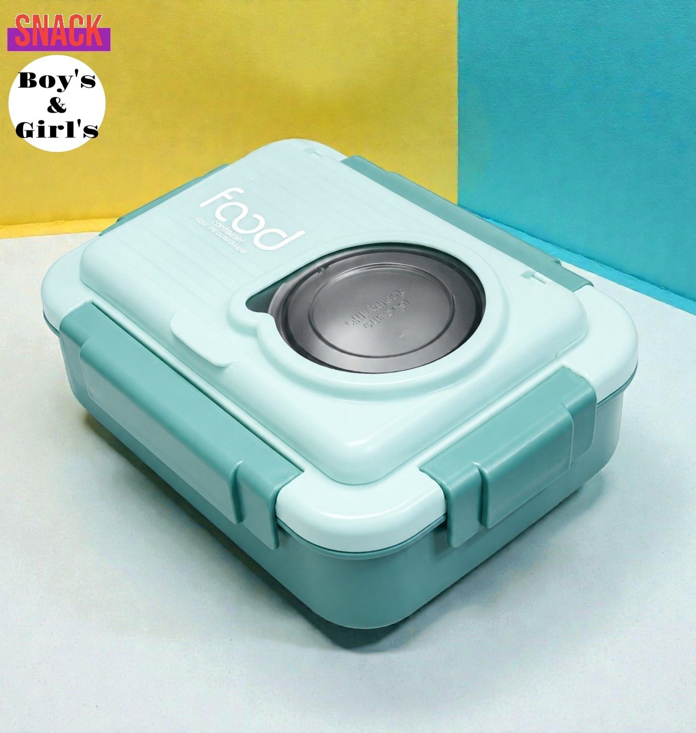 3baan A341 Stainless Steel Lunch Box Leakproof Tiffin Box for Office & School 3 Containers Stainless Steel School Lunch Box-picture-10