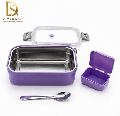 divshakti Steel Lunch Box 13 1 Containers Stainless Steel College Lunch Box-picture-21