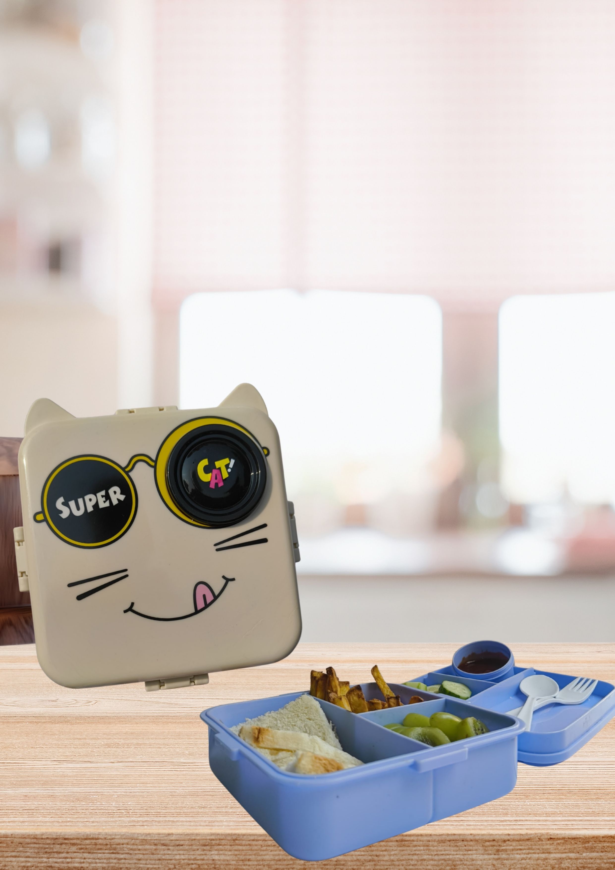 super dino kids bento lunch box 2 containers polypropylene school lunch box