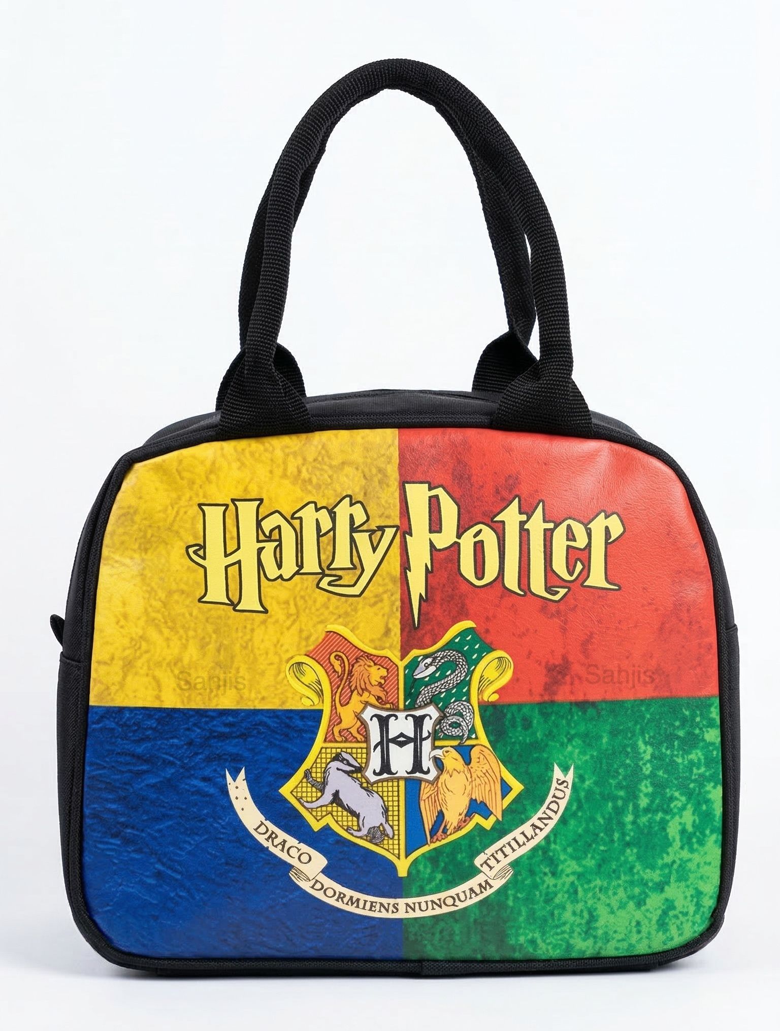 Kids Lunch Bag Cartoon Printed Tiffin Carry Bag | Thermal Lunch Box Bag Waterproof Lunch Bag-image-8