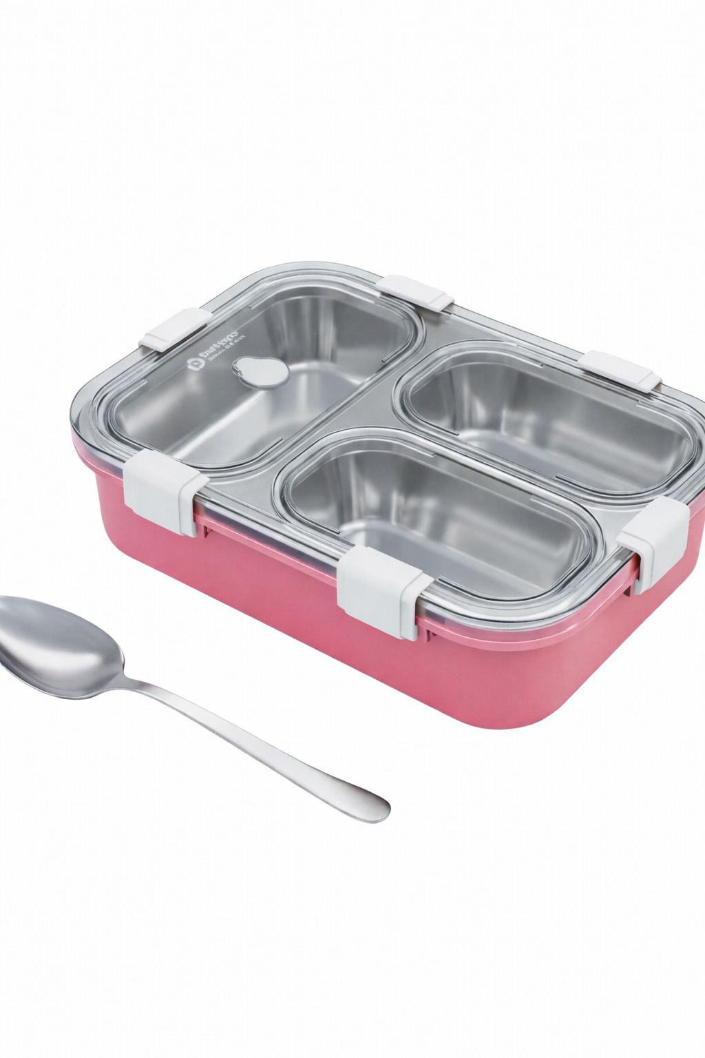 Stainless Steel Lunch Box 3 Containers Plastic Office Lunch Box (750 ml) 3 Containers Plastic Office Lunch Box-image-30