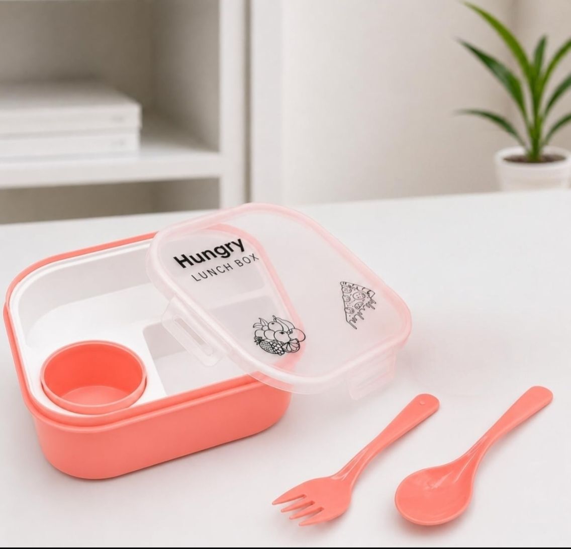 GSP_LN_05 2 Containers Plastic School Lunch Box-image-47