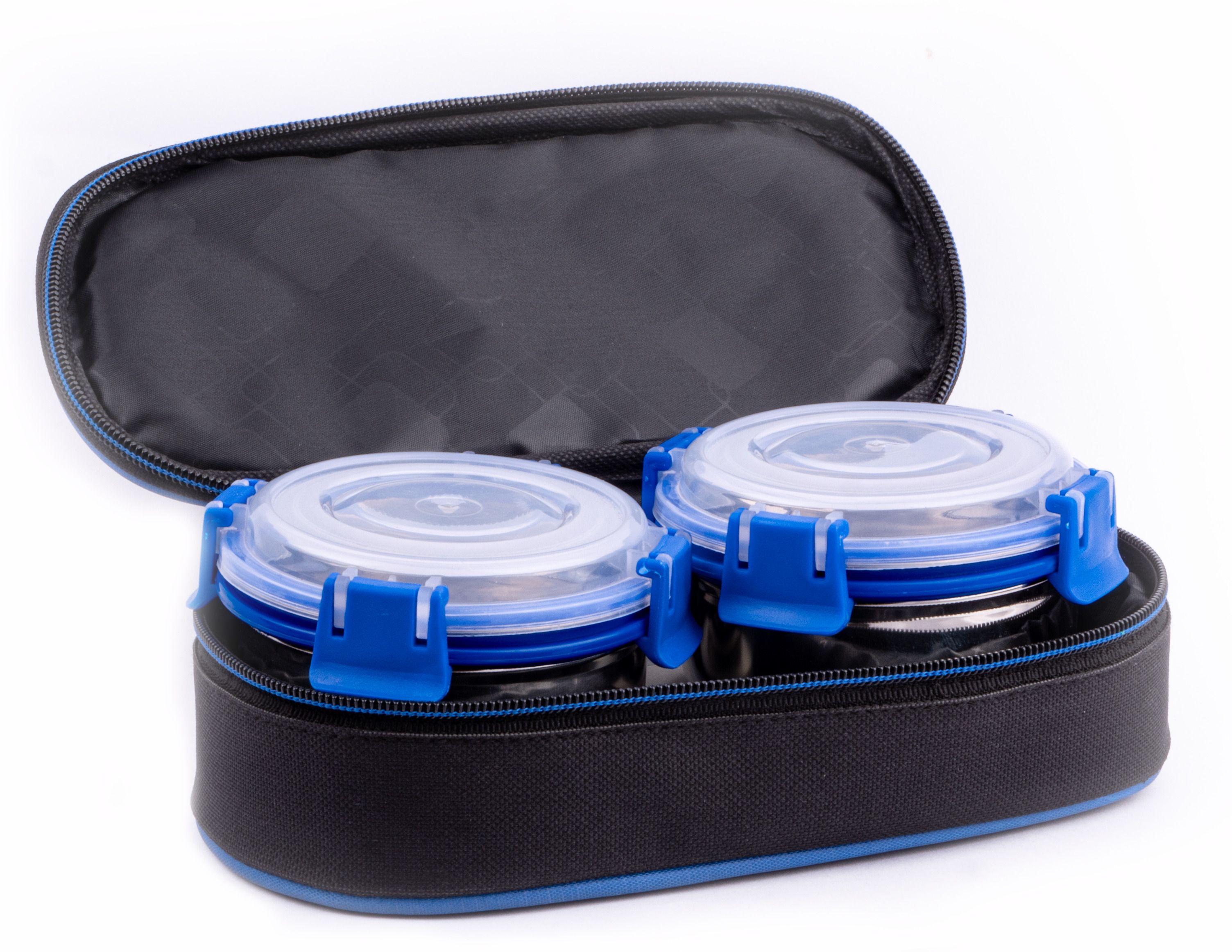 Blue Bag with 2 Containers 2 Containers Lunch Box