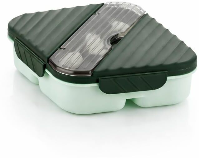 Leakproof Lunch Box with Premium 3-Compartment BPA-Free Food Container 3 Containers Plastic School Lunch Box-image-0